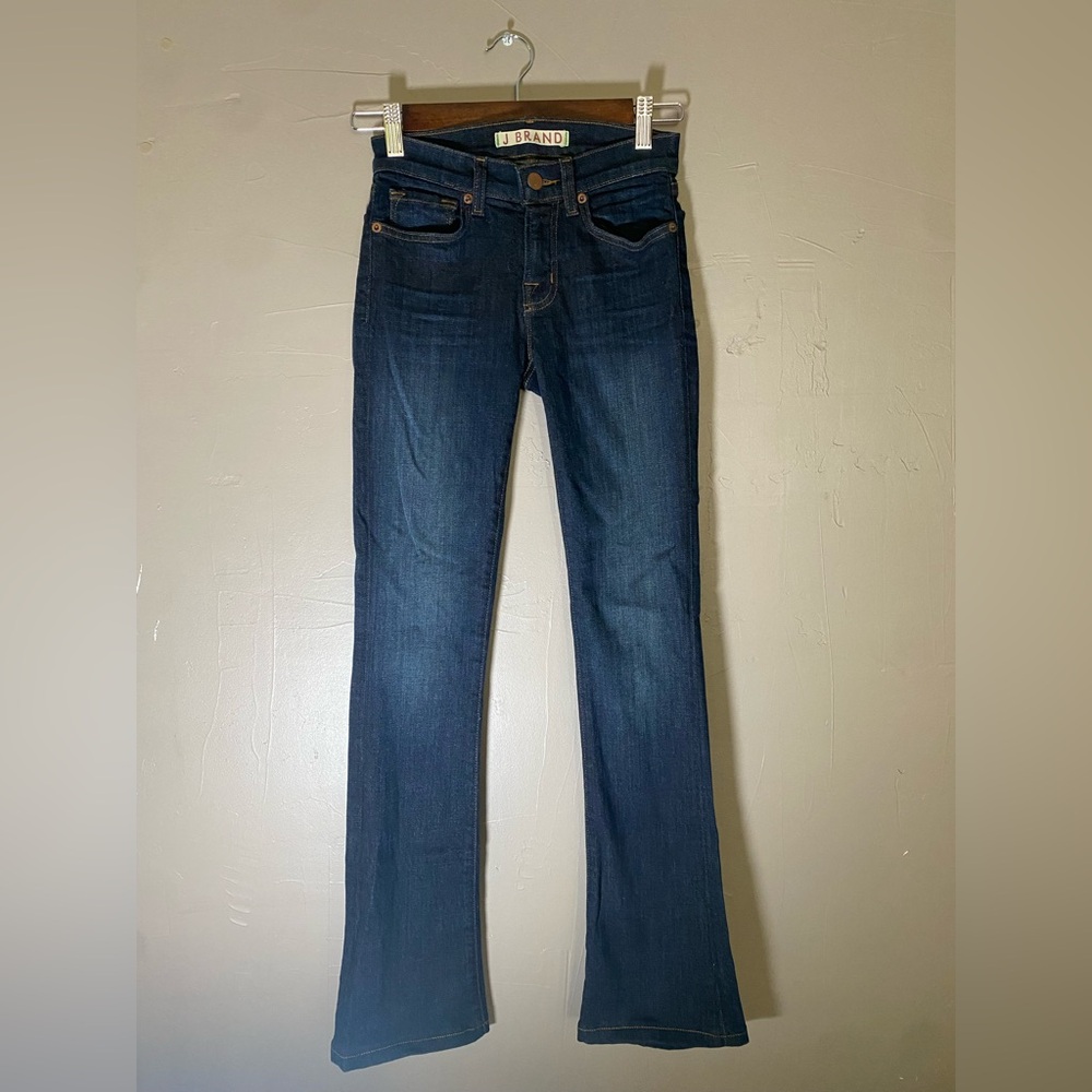 J Brand Dark Blue Boot Cut Jeans
